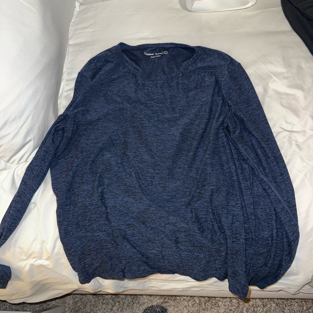 Outdoor Voices Navy Heather Long Sleeve
